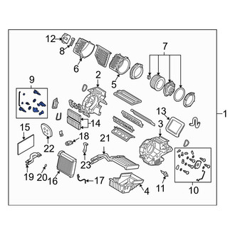 Mazda OE - HVAC Mode Door Lever Link