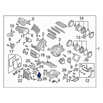 Mazda OE - Rear HVAC Blower Motor Resistor