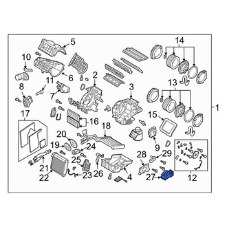 Mazda OE - Instrument Panel Air Duct