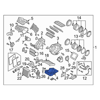 Mazda OE - HVAC Unit Case Cover