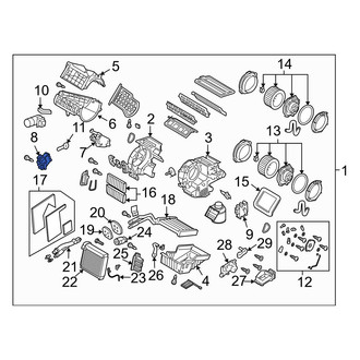 Mazda OE - HVAC Blend Door Actuator