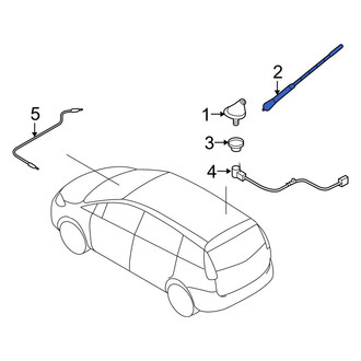 Mazda OE - Radio Antenna Mast