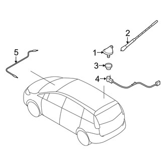 Mazda OE - Electrical - Antenna