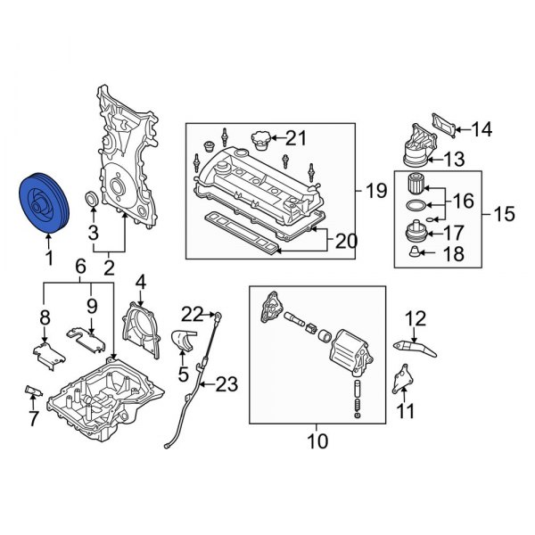 Engine Crankshaft Pulley