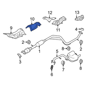 Mazda OE - Center Floor Pan Heat Shield