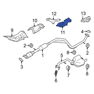 Mazda OE - Floor Pan Heat Shield