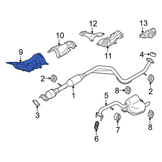Mazda OE - Front Floor Pan Heat Shield