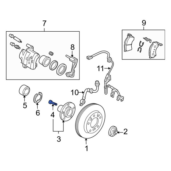 Wheel Lug Stud