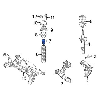 Mazda OE - Front Suspension Strut Bumper
