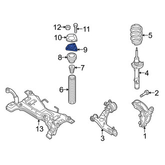 Mazda OE - Front Right Suspension Strut Mount