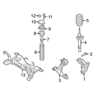 Mazda OE - Front Suspension - Suspension Components