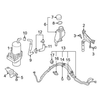 Mazda OE - Steering Gear & Linkage - Pump & Hoses