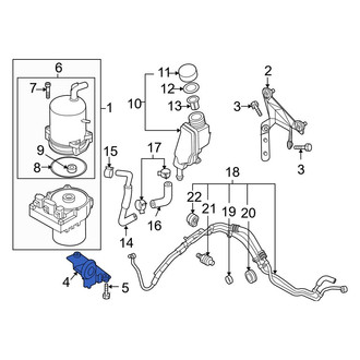 Mazda OE - Power Steering Pump Bracket