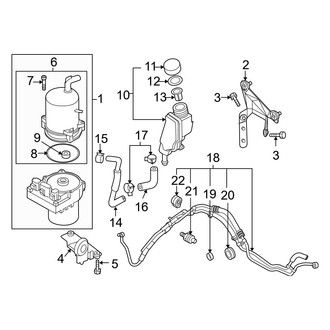 Mazda OE - Steering Gear & Linkage - Pump & Hoses
