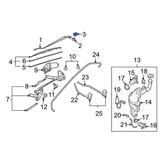 Mazda OE - Wiper Arm Cap