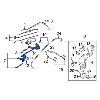 Mazda OE - Wiper Linkage
