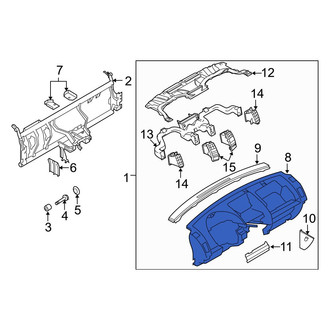 Mazda OE - Instrument Panel Trim Panel