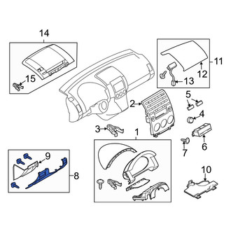 Mazda OE - Instrument Panel Knee Bolster