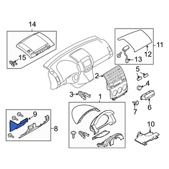 Mazda OE - Right Instrument Panel Side Cover