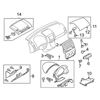 Mazda OE - Instrument Panel Components