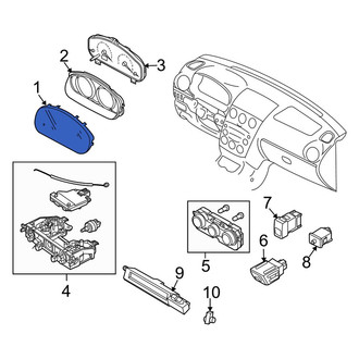 Mazda OE - Instrument Panel Lens