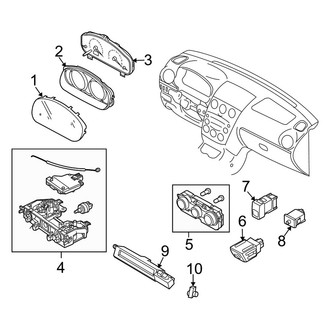 Mazda OE - Instrument Panel - Cluster & Switches