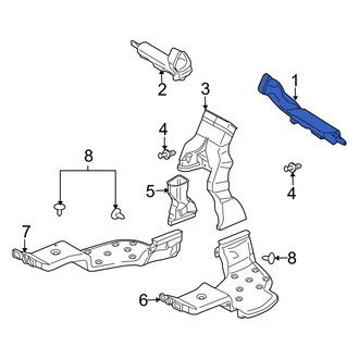 Mazda OE - Right Upper Instrument Panel Air Duct