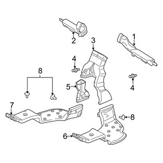 Mazda OE - Instrument Panel - Ducts
