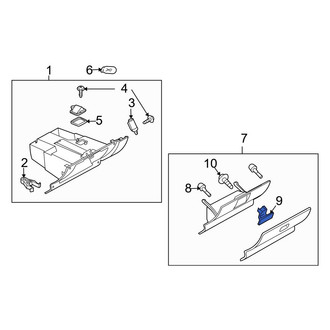 Mazda OE - Front Glove Box Latch