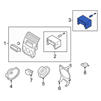 Mazda OE - Radio Control Unit