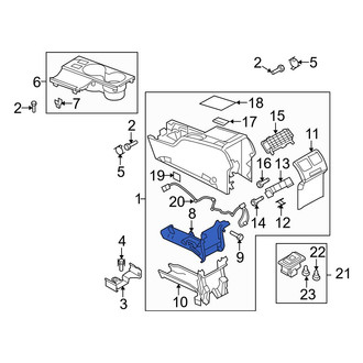 Mazda OE - Upper Instrument Panel Air Duct