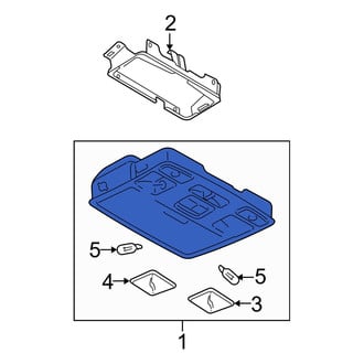Mazda OE - Upper Overhead Console