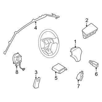 Mazda OE - Restraint Systems - Air Bag Components