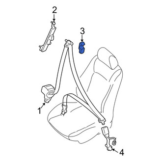Mazda OE - Front Seat Belt Anchor Plate Cover