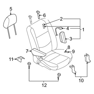Mazda OE - Seats & Tracks - Front Seat Components