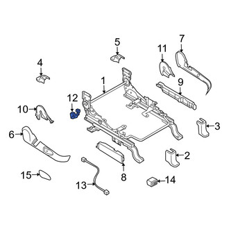 Mazda OE - Seat Track Cover
