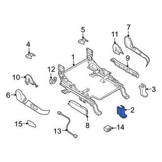 Mazda OE - Seat Track Cover