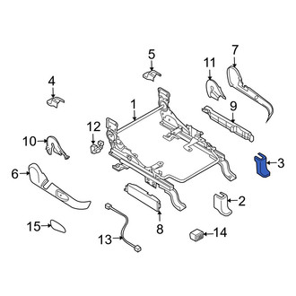 Mazda OE - Seat Track Cover