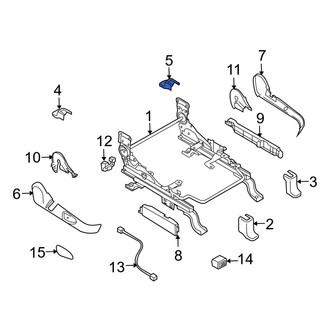 Mazda OE - Front Right Inner Seat Track Cover