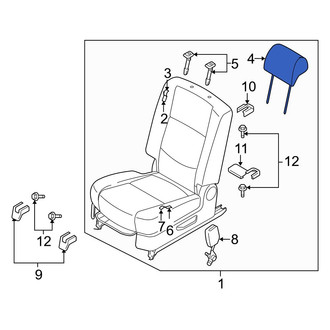 Mazda OE - Center Headrest