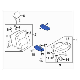 Mazda OE - Center Right Seat
