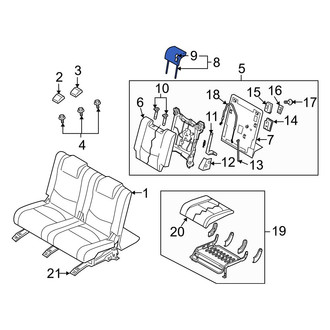 Mazda OE - Rear Headrest