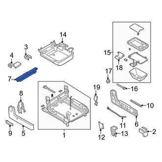 Mazda OE - Center Right Seat Belt Anchor Plate Cover