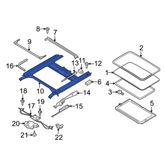 Mazda OE - Sunroof Frame