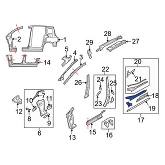 Mazda OE - Left Running Board Step Pad
