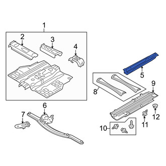 Mazda OE - Left Floor Pan Reinforcement