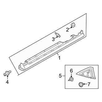 Mazda OE - Pillars, Rocker & Floor - Exterior Trim