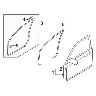Mazda OE - Front Door - Door & Components
