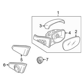 Mazda OE - Front Door - Outside Mirrors