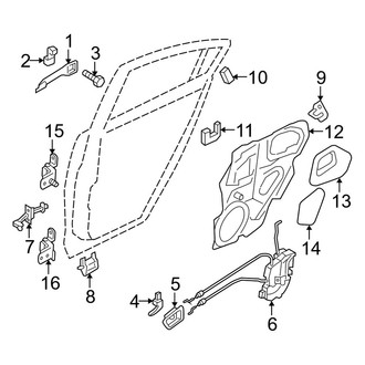 Mazda OE - Front Door - Lock & Hardware